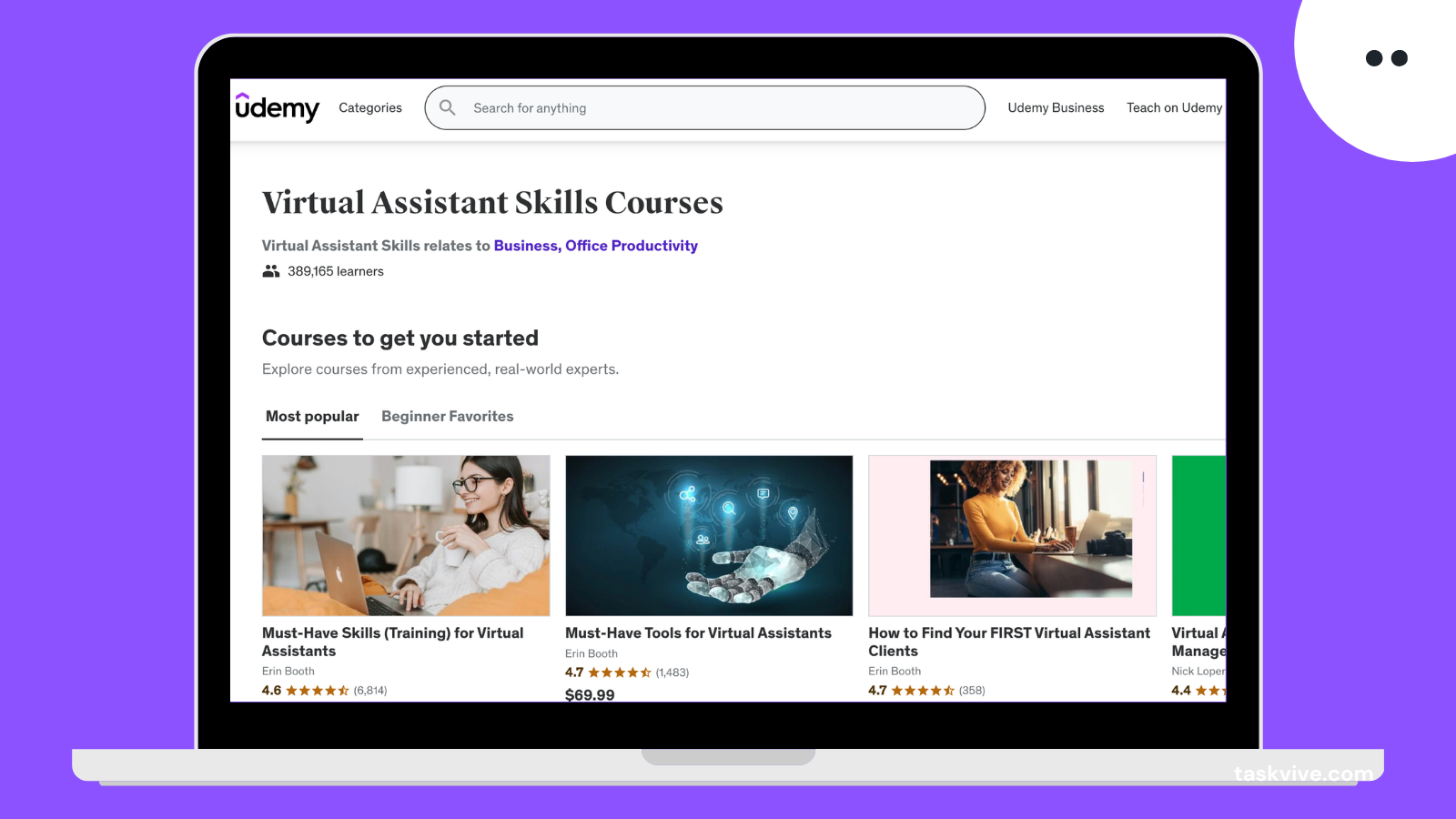 udemy course review-taskvive