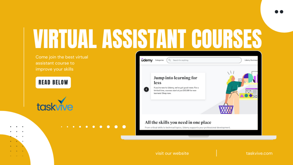 Top 5 Virtual Assistant Courses for Beginners-taskvive