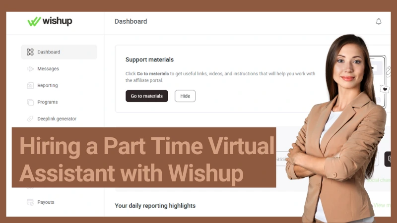 Hiring a Part Time Virtual Assistant with Wishup