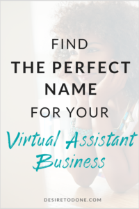 Virtual Assistant Business Name Ideas