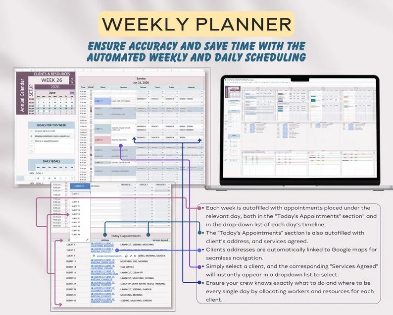 Automated scheduling app