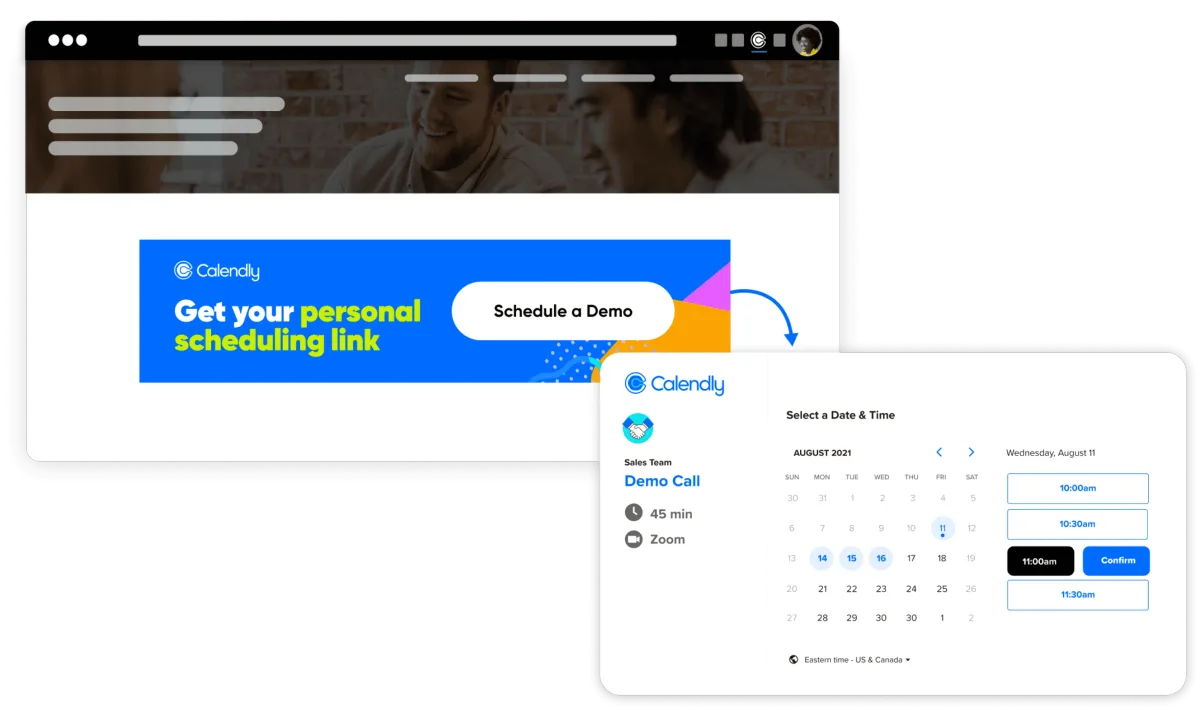 virtual assistant for Calendly
