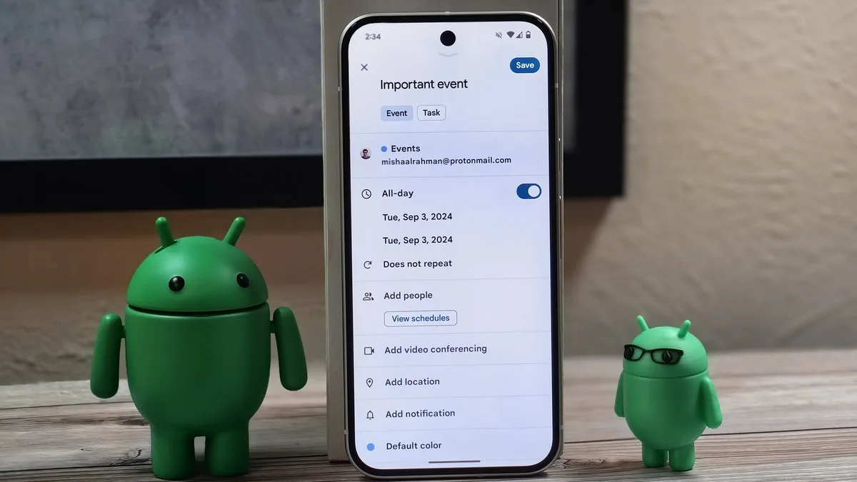 virtual assistant for Google Calendar
