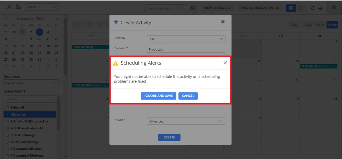 calendar sync error causing double booking