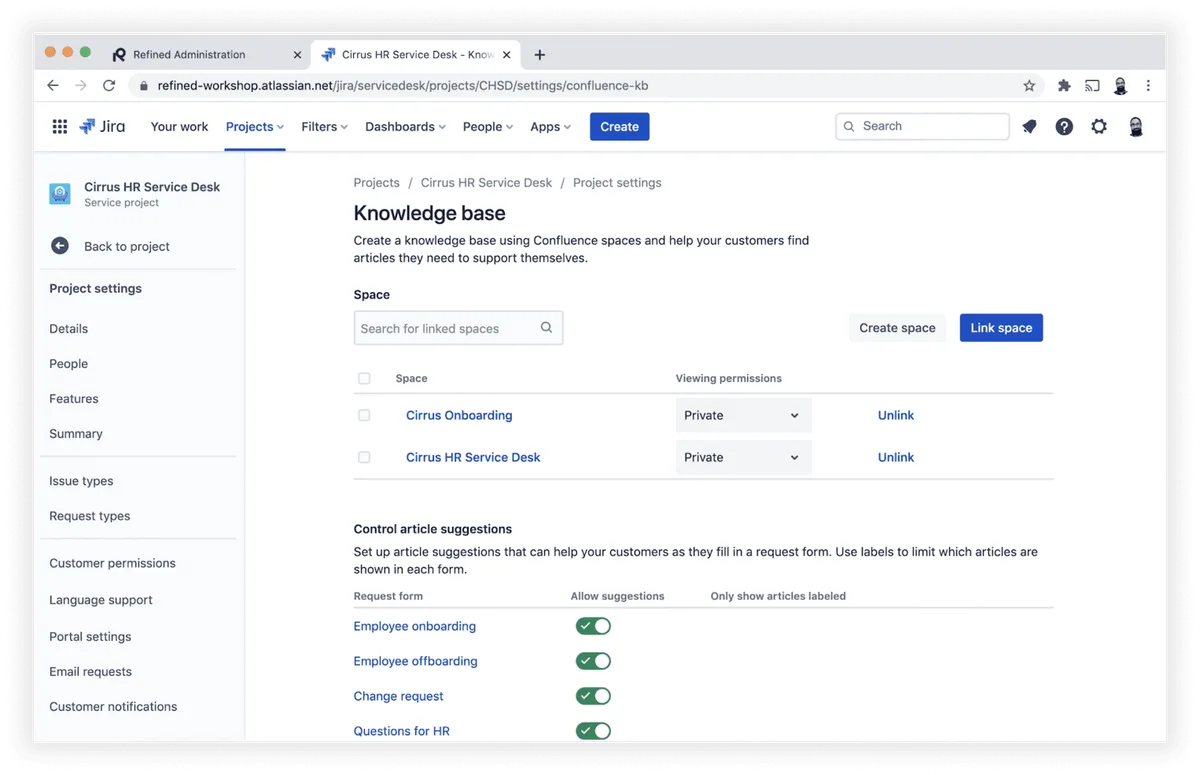 centralized knowledge base for SOP management
