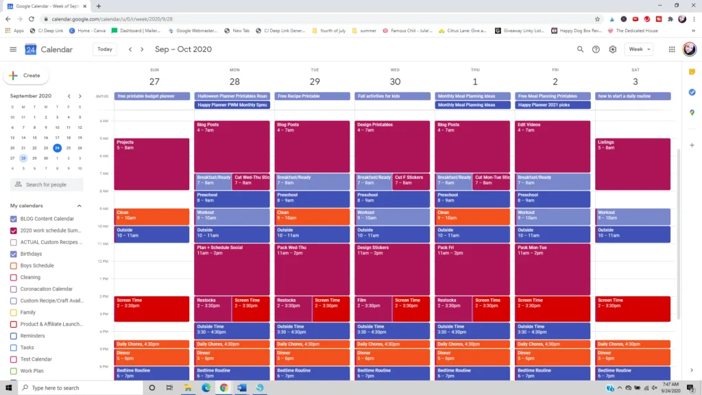 executive calendar time blocking strategy