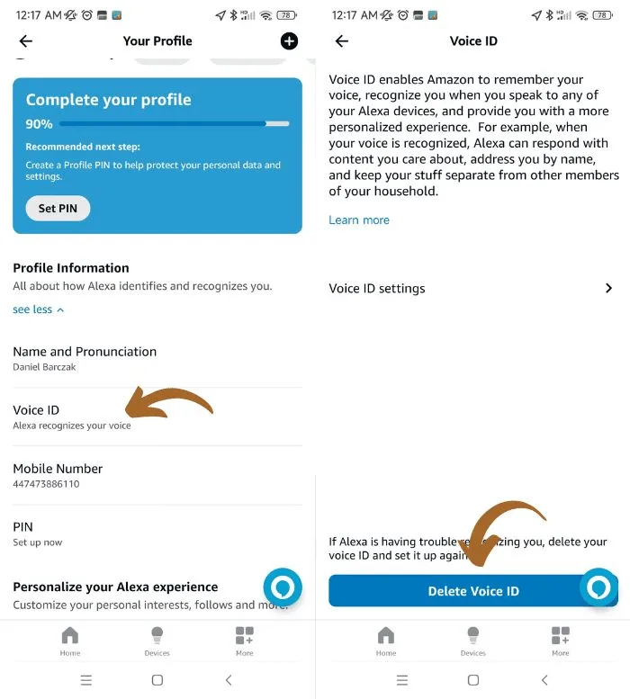 voice assistant setup optimization